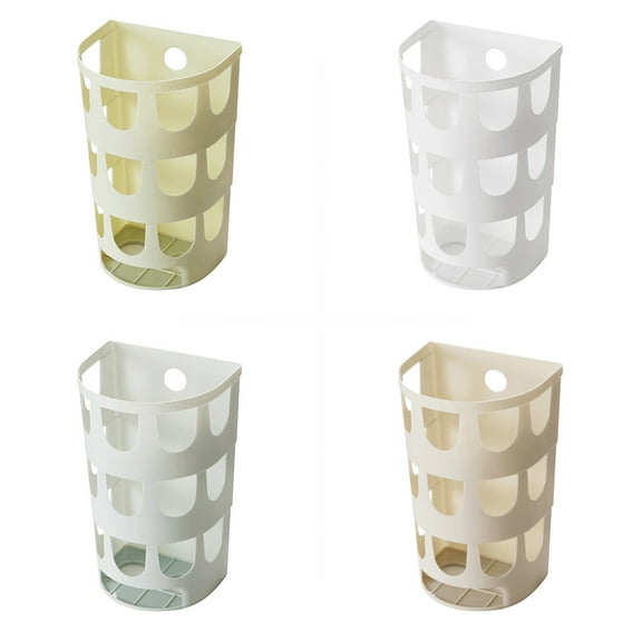 sdhkgrrt under $5 1Pcs Plastic Bag Dispenser, Plastic Bag Storage Organizer,Wall Mounted Garbage Bag Dispenser,Bathroom Kitchen Storage Box,Shopping Bag Collection Rack,Home Organization Solution