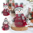 thumbnail image 1 of sdhkgrrt under $5 2Pcs Christmas Snowman Decoration, Christmas Snowman Decoration,Snow Doll Window Display,Festive Home Decor,Holiday Gift Idea,Christmas Tabletop Decor, 1 of 9