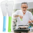 thumbnail image 1 of sdhkgrrt under $5 2Pcs Stainless Steel Spatula, Stainless Steel Fish Spatula,Non Stick Kitchen Turner,Slotted Flipping Spatula,Professional Cooking Utensil,Grill Spatula for Burgers, 1 of 9