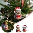 thumbnail image 1 of sdhkgrrt under $5 3Pcs Cat Christmas Pendant, Flat Acrylic Cup Cat Christmas Pendant,Cute Cats Christmas Tree Ornament,Creative Holiday Hanging Decor,Kitty Theme Christmas Decorations,Festive Animal, 1 of 9