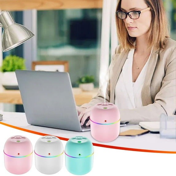 sdhkgrrt under $5 3Pcs Mini Humidifier, Home Bedroom Water Droplets Humidifier,Mini Aromatherapy Machine Atomizer,Small Nano Cool Mist Humidifier,USB Powered Desktop Humidifier,Quiet Sleep Essential