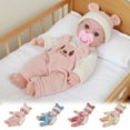 thumbnail image 1 of sdhkgrrt under $5 3Pcs Reborn Doll, Vinyl RebornBabyDoll 12 Inch, Realistic Simulation Doll with Movable Limbs, Long Sleeve Dress Up Fashion Doll, CollectibleBabyDollToy, Perfect Gift forKidsGirls, 1 of 9