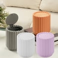 thumbnail image 1 of sdhkgrrt under $5 4Pcs Mini Trash Can, Mini Desktop Trash Can, Small Waste Bin with Push Lid, Office, Bedroom, Bathroom, Car, Countertop, Odor Control, Compact, Space Saving, Decorative, Kitchen, 1 of 9