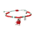 thumbnail image 1 of sdhkgrrt under $5 Christmas Bracelet, Christmas Bracelet forGirls,Festive Friendship Hand Jewelry,Teen Christmas Gift Idea,Seasonal Holiday Accessory,Christmas Handpiece, 1 of 1