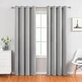 thumbnail image 1 of sdhkgrrt under $5 Curtains, Curtains Curtain Panel Pair,Polyester Solid Color Curtains,39x78 Inch Window Curtains,Round Hole Grommet Curtains,Bedroom Living Room Window Treatments, 1 of 6