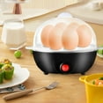 thumbnail image 1 of sdhkgrrt under $5 Egg Cooker, Mini Multifunctional Egg Cooker,Stainless Steel Household Egg Boiler,Double Layer Electric Egg Steamer,Automatic Shut Off Egg Cooker,Breakfast Kitchen Appliance, 1 of 6