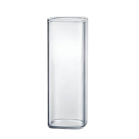 sdhkgrrt under $5 Glass Water Cup, Glass Square Water Cup,Transparent Juice Milk Glass,Mouth Washable Crystal Cup,Household Drinking Glasses,Office Home Beverage Cups