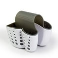 thumbnail image 1 of sdhkgrrt under $5 Kitchen Sink Sponge Caddy, Kitchen Sponge Storage Caddy,Plastic Sink Soap Holder,Drainable Sponge Organizer Basket,Double Sink Mount Caddy,Rubber Kitchen Utensil Holder, 1 of 9