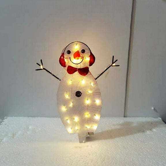 sdhkgrrt under $5 LED Penguin Decoration, LED Penguin Christmas Decoration,Light Up Garden Stake Decor,Acrylic Outdoor Christmas Ornament,DIY Holiday Yard Sign,Festive Winter Animal Decor