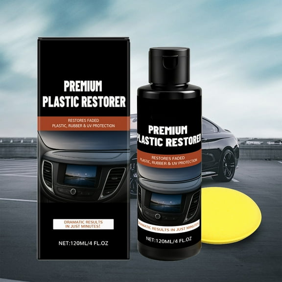 sdhkgrrt under $5 Plastic Restorer, Black Plastic Restorer, Faded Plastic Renewal, Car Trim and Bumper Restorer, Waterproof Protection, Headlight Polish, Paint Care Agent