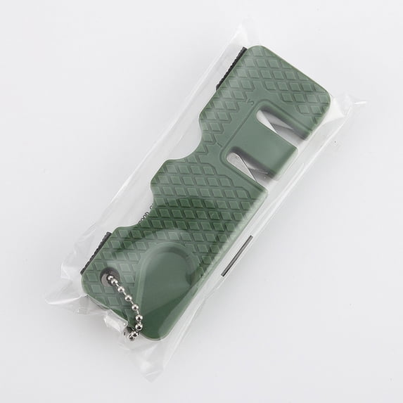 sdhkgrrt under $5 Portable Knife Sharpener, Pocket Knife Sharpener,Portable Scissors Sharpening Tool,Outdoor Kitchen Knife Sharpener,Keychain Knife Sharpener,Fishing Hook Sharpener Stone