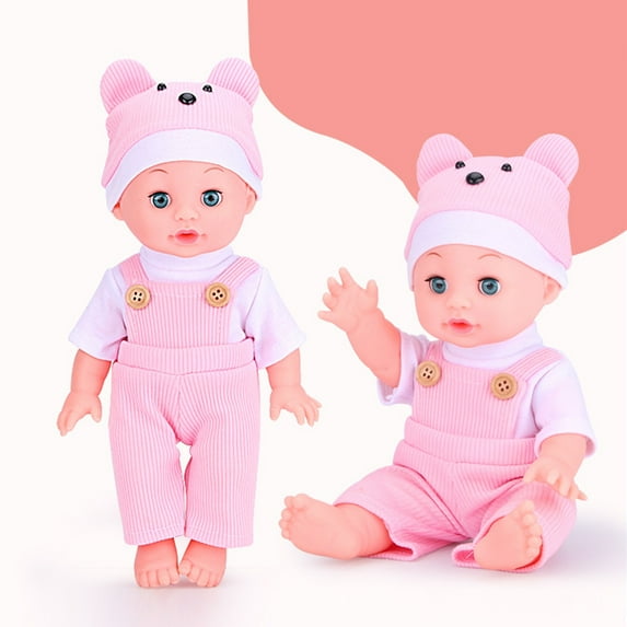 sdhkgrrt under $5 RebornBabyDoll, 13 Inch Realistic RebornBabyDoll,Soft Body Removable Arms Legs Doll with Clothes,Interactive Talking Sleeping Doll forGirls,Educational Role PlayToyfor