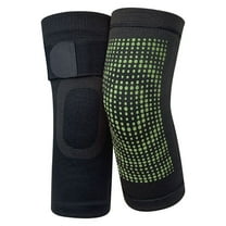 sdhkgrrt under $5 Self Heating Knee Braces, Self Heating Knee Braces for Women Men,Winter Thermal Leg Warmers Non-Slip Pain Relief,Wormwood Heating Knee Pads for Arthritis,360° Full Wrap Knee Sleeve