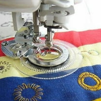 sdhkgrrt under $5 Sewing Machine Foot, Sewing Machine Presser Foot, Embroidery Foot for Low Shank, Universal Fit for Home Sewing, Alloy Construction, Easy Installation, Crafting Quilting Projects