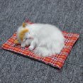 thumbnail image 1 of sdhkgrrt under $5 Simulation AnimalsToy, Simulation AnimalToy,Interactive Meowing Cat Plush,Realistic Sleeping Kitten,ChildrenEducational Gift,Desktop Decoration Doll, 1 of 2