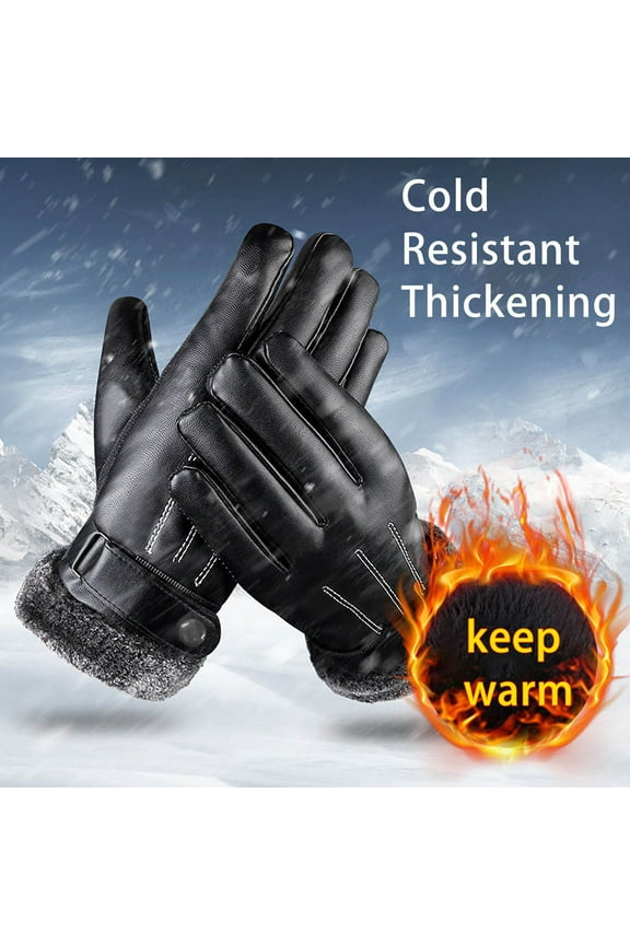 under $5 Winter Gloves, Gloves Male Split Finger Warm,Riding Gloves Thickened Windproof,Outdoor Winter Gloves Thermal,Waterproof Motorcycle Gloves,Cold Weather Work Gloves
