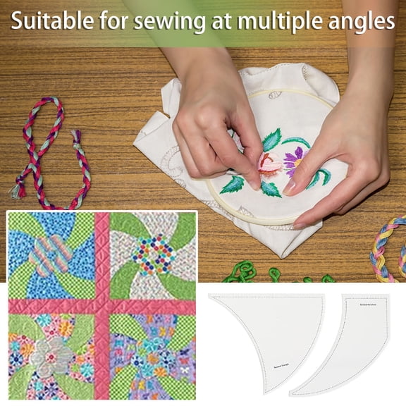 sdhkgrrt Acrylic Quilting Template, Acrylic Quilting Templates, Sewing Rulers for DIY Crafts, Patchwork, Embroidery, Fabric Cutting, Curved Designs