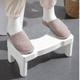 thumbnail image 1 of sdhkgrrt Adjustable Detachable Toilet Stool, Squatty Potty Toilet Stool, Ergonomic Bathroom Poop Stool For Adults, Detachable Stackable Toilet Step Stool, Universal Fit Toilet Assistance Steps, 1 of 8