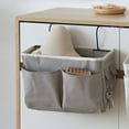 thumbnail image 1 of sdhkgrrt Bedside Hanging Storage Organizer, Bedside Hanging Storage Basket Organizer, Multi-functional Bed Rail Caddy For Glasses Phones Keys, Essential Dorm Room Hospital Bunk Bed Accessory, 1 of 5