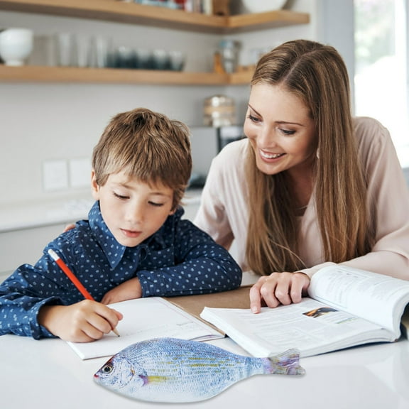 sdhkgrrt Canvas Pencil Case, Simulation Pencil Case Personalized, Crucian Male Female Student Pencil Case, Storage Bag for Pens and Accessories, Large Capacity Zipper Closed Design