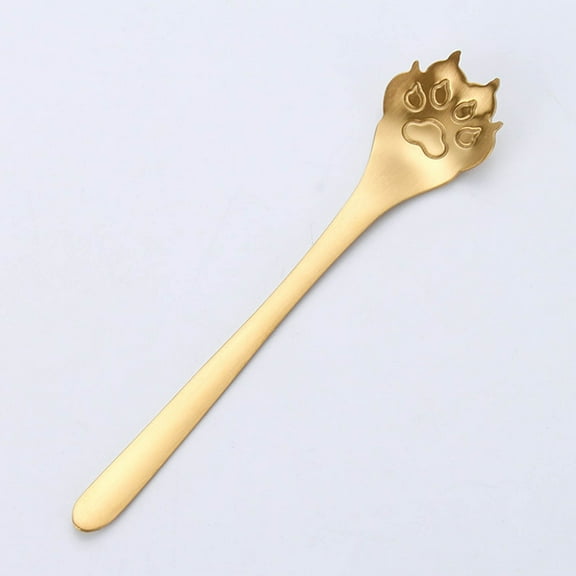 sdhkgrrt Coffee Spoon, Cute Stainless Steel Coffee Spoon, Stirring Tea Spoon Mug Spoon with Dog Paw Design, Dessert Spoon, Gift for Coffee Lovers, Novelty Kitchenware