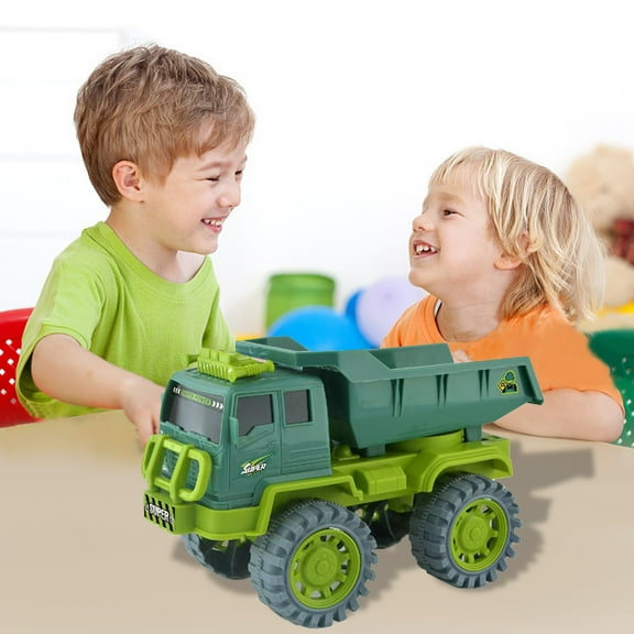 sdhkgrrt Construction VehicleToy, Educational Inertia Powered Sliding Car forKidsBoys, Large Durable Drop Resistant Excavator Truck, Plastic EngineeringToyforChildren'sPlay Learning Gift