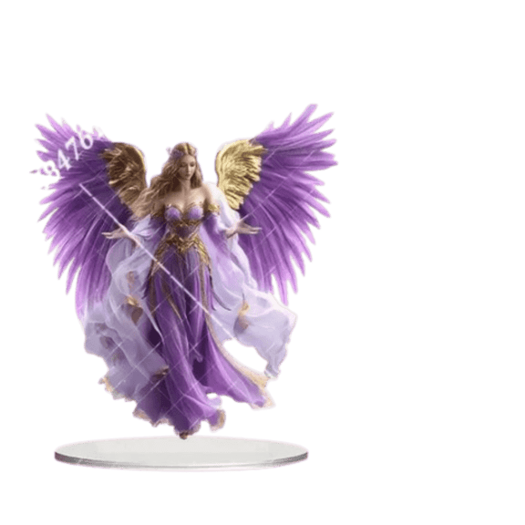 sdhkgrrt Elegant Fairy Goddess Standee, Elegant Fairy Elf Goddess Acrylic Standee, Valentine's Day Home Decor Desktop Bookshelf Ornament, Whimsical Fantasy Room Decor Gift