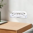 thumbnail image 1 of sdhkgrrt Eyeglasses Organizer, Wall Mounted Glasses Holder for Bedside Living Room, No Punch Adhesive Storage Rack with Bottom Drainage, Plastic Eyewear Display Stand for Sunglasses Reading Glasses, 1 of 7