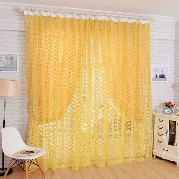 sdhkgrrt Fashion Rose Sheer Curtain, Sheer Rose Curtains For Windows, Elegant Door Curtains For Balconies, Aesthetic Rose Pattern Window Screens, Versatile Sheer Panel For Home Decor