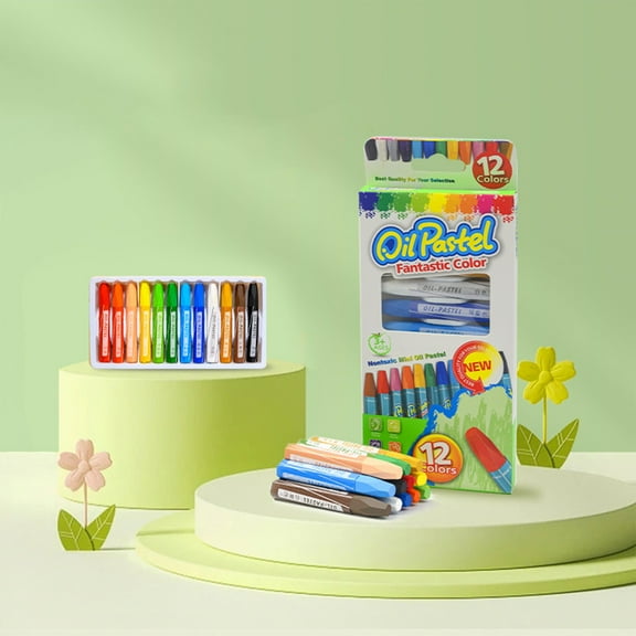 sdhkgrrt Hexagon Oil Pastels, Smooth Blendable Drawing Sticks For Artists AdultsKids, Vibrant Multicolor Oil Based Wax Crayons, lies For Home Studio Study Classroom Creative Projects