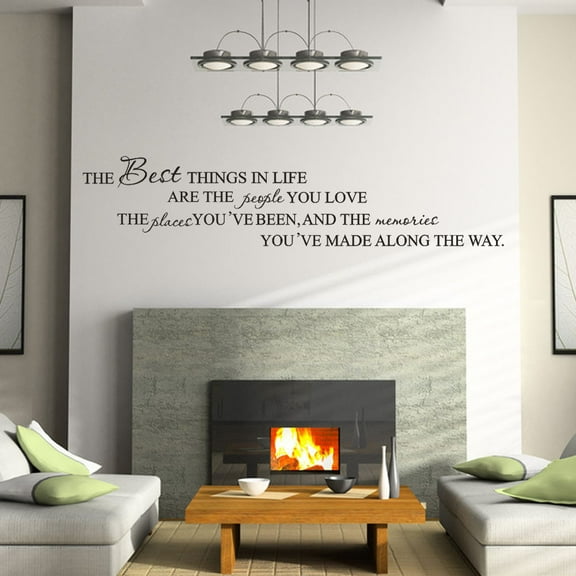 sdhkgrrt Home Wall Stickers, Removable Art Vinyl Mural, Home Room Decor Wall Stickers, Inspirational Quote Wall Decal, Non-Toxic Environmental Vinyl, for Wall Decor, Easy Peel and Stick