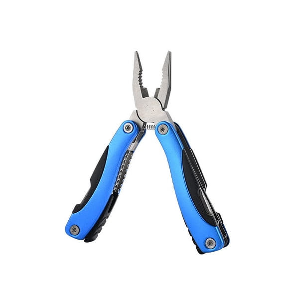 sdhkgrrt Multifunctional Folding Pliers, Portable Mini Tool for Outdoor Camping Hiking, Fire Truck Mounted Emergency Tool with Knife Screwdriver Bottle Opener, All in One Compact Gear for Car Home