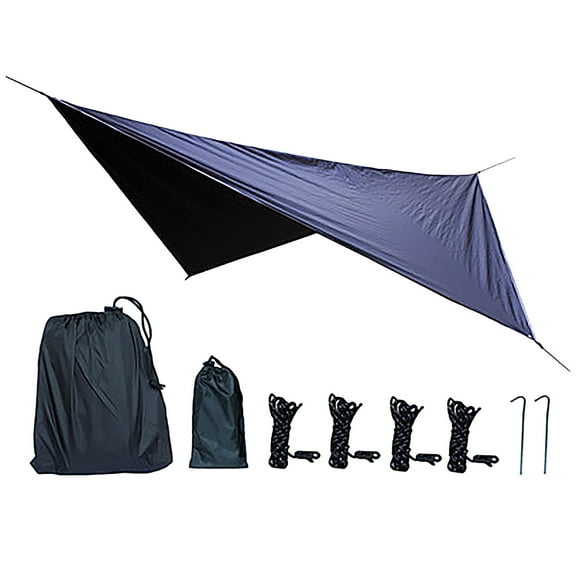 sdhkgrrt Outdoor Camping Sun Shade, Outdoor Camping Mat, Sunscreen Shade Cloth, Sun Protection Canopy for Garden, Patio, Beach, Picnic, Lawn, Backyard, Outdoor Shelter, Sunshade