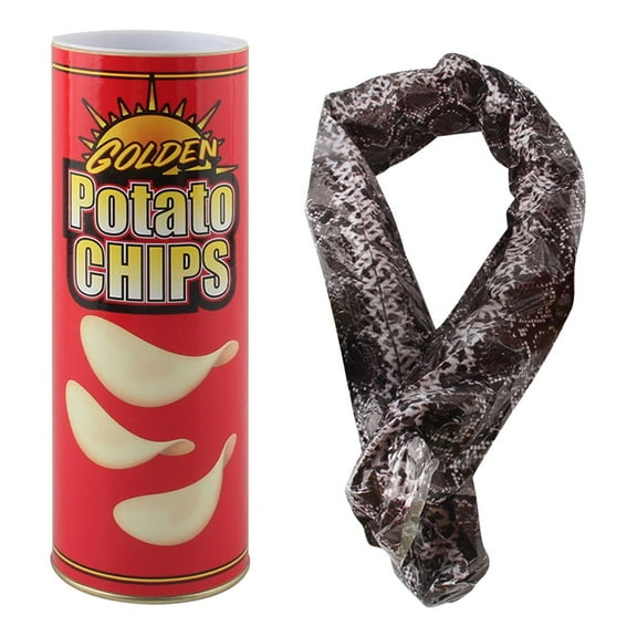 sdhkgrrt Prank SnakeToy, Jump Scare Spring Snake for Prank Gags and April Fools Day, Realistic Snake in a Can for Holiday Party Pranks, Funny Potato Chip Can PrankToyfor AdultsKidsPractical Jokes
