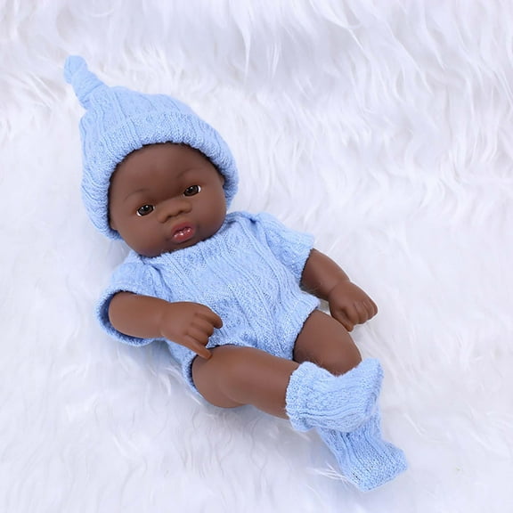 sdhkgrrt Reborn Little One Doll, 7.87 Inch Realistic Soft Vinyl Little One Doll with Pacifier, Lifelike Reborn Doll forGirlsKids, Emotional Support Little One Doll for Gift Collectors