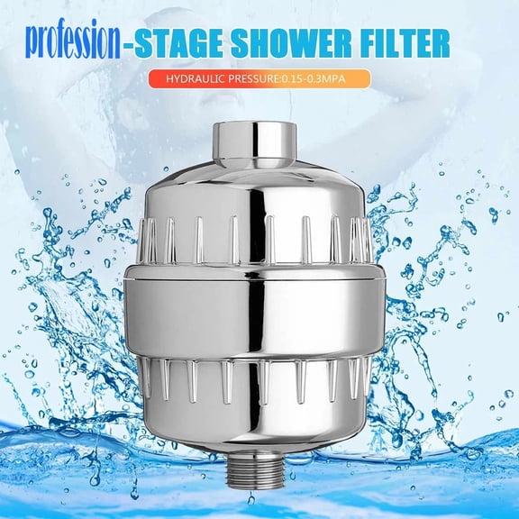 sdhkgrrt Six Stage Shower Water Filter, Shower Filter Water Softener, High Output Purification For Sensitive Skin, Chlorine Removal Shower Head Filter, Heavy Metal Filter For Hair And Skin Care