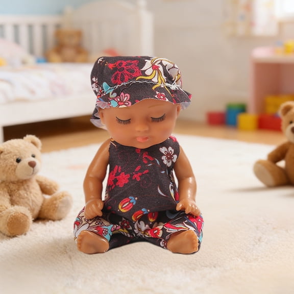 sdhkgrrt Sleeping DollToy, Realistic Sleeping Face Simulation Doll forKidsBoysGirls, Cute Lifelike PVC SoftToyforChildren, Plush Sleepy Doll for Bedtime Comfort Gifts Playtime