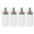 thumbnail image 1 of sdhkgrrt Squeeze Bottles, 4 Pack Condiment Dispenser Bottles for Kitchen BBQ, Food Grade Plastic Reusable Squeeze Bottles, Dressing Bottles for Salad Ketchup Mustard Mayo Home Restaurant, 1 of 1