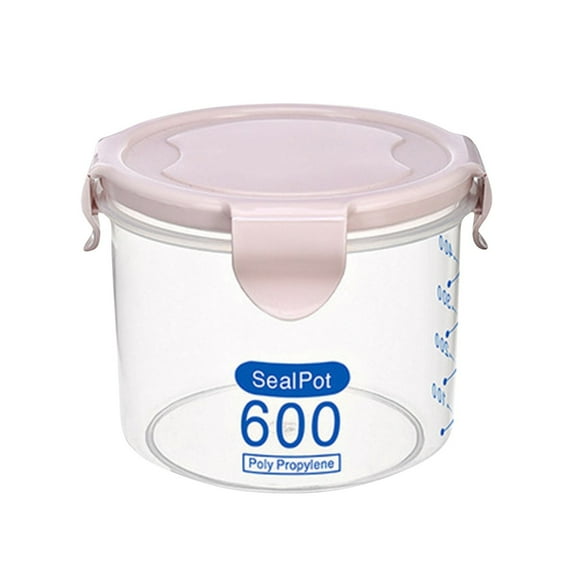 sdhkgrrt Storage Containers Airtight Cans, Plastic Storage Boxes Stackable, Kitchen Refrigerator Storage Tanks, Sealed Jar for Leftovers, Beautiful and Generous Design, Locking Fresh, Easy to Open