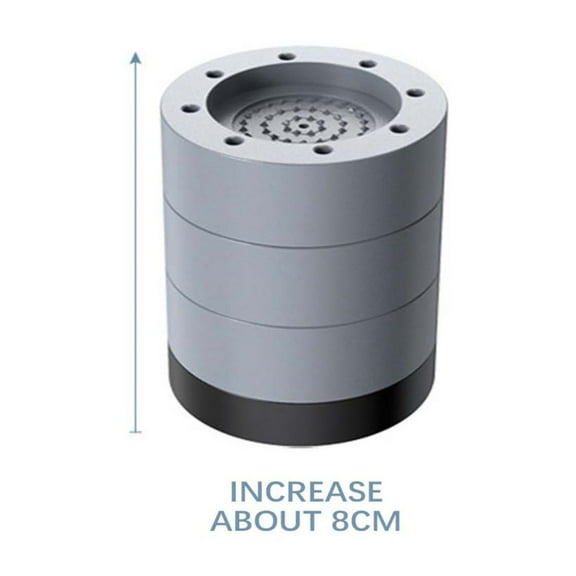 sdhkgrrt Washing Machine Anti Vibration Pad, Washing Machine Pad, Anti-skid Shock Pad for Washer and Refrigerator, Adjustable Heightening Base for Vibration Reduction