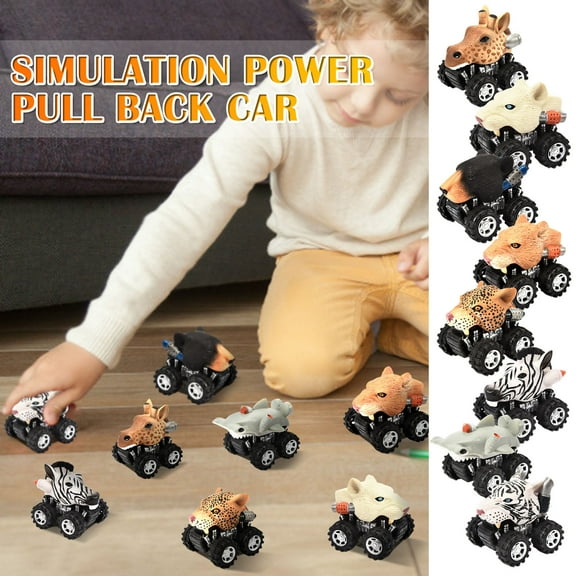 sdhkgrrt under $5 6Pcs sdhkgrrt under $5ToyCar,Children's DinosaurToy,Pull Back Car Model,MiniToyVehicle,KidsGift Idea,Back of CarToy