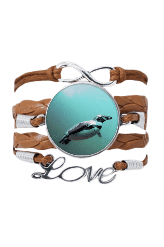sea antarctic penguin creature science nature bracelet love chain ornament wristband