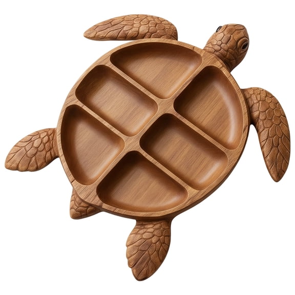 sea turtle Charcuterie Board Platter– Wood Cheese & Meat Serving Platter, Kraken Design Tray for Seafood,Fruit Unique Gift for Housewarming (sea turtle A)