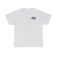 thumbnail image 1 of 'seashell American flag shirt' Unisex Heavy Cotton Tee, 1 of 12