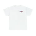 thumbnail image 1 of 'seashell American flag shirt' Unisex Heavy Cotton Tee, 1 of 12