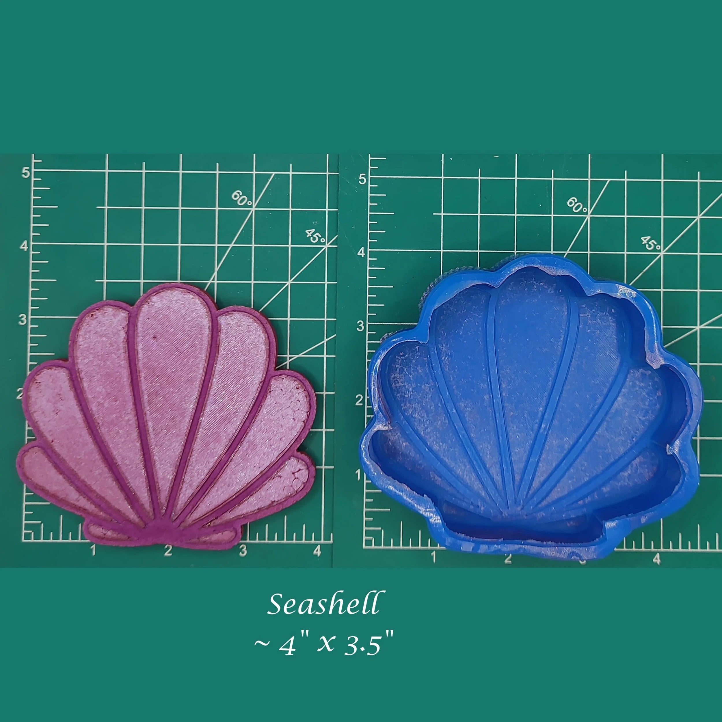 seashell silicone freshie mold