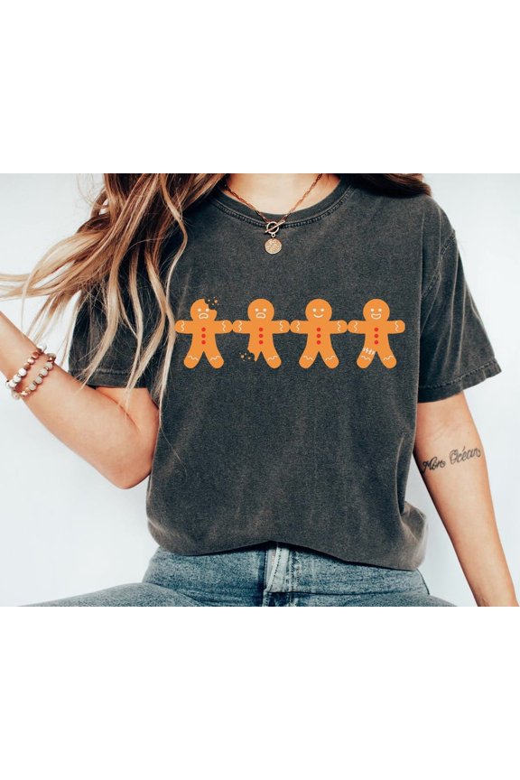 season Gingerbread Cookies Shirt, Festive season Outfit, Women's shirt, Graphic Tee, season shirt, season, Ginger cookie1 All Size S-5Xl