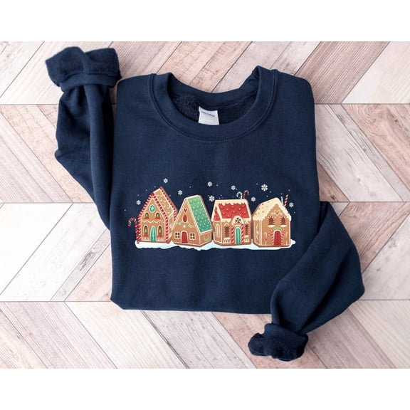 season Gingerbread Home Shirt, Gingerbread House Sweatshirt, Gingerbread season Houses Cookies Shirt, Cute season Tee, Gingerbread Tee All Size S-5Xl