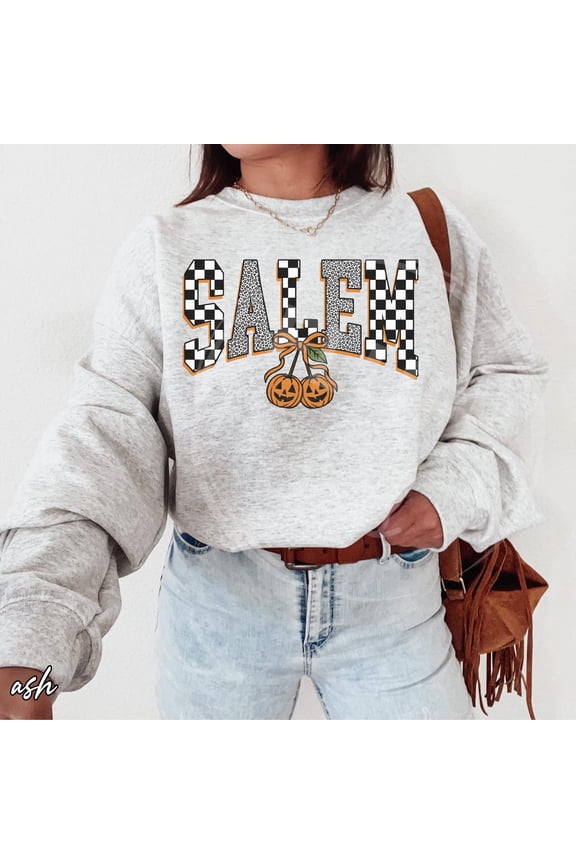 season Salem Shirt, Witchy Fall Sweatshirt, Retro Salem Witch Shirt, Coquette season, Cute Fall Sweater, Womens Witch Crewneck, F5686 All Size S-5Xl