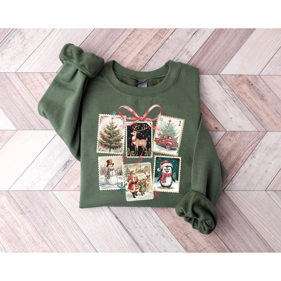 season Stamp Sweatshirt, Winter Sweater, Retro season Shirt, Woman Crewneck, season Coquette Postage Tee, All Size S-5Xl Sweatshirt All Size S-5XL